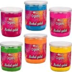 Blessfull Healing Natural Organic Herbal Gulal Powder Assorted Colors Holi Celebration Holi Gift 250 Gram Pack Of 6 Assorted #1