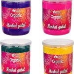 Blessfull Healing Natural Organic Herbal Gulal Powder Assorted Colors Holi Celebration Holi Gift 300 Gram Pack Of 4 Assorted #1