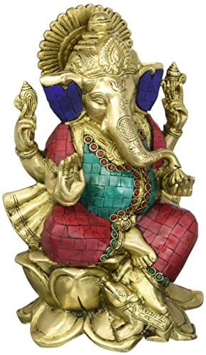 Ganesh Statue Handmade Brass Ganesh Idol Decor Gifts