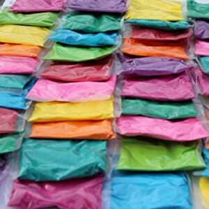 35 Holi Color Chalk Powder Packets of 50 Grams Each - Assorted Colors Perfect for Holi Color Party, Fun Runs, Fundraisers, Gender Reveal, Photo Shoot, Birthday Party, Summer Camps, Color Wars