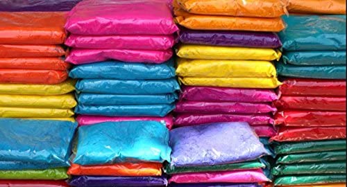 50 Pack Holi Color Powder of 50 gm Each Includes 10 Bright and Vibrant Colors Perfect for funraisers, Summer Camp, Photoshoot, Holi Celebrations, Gender Reveal, Color Throw