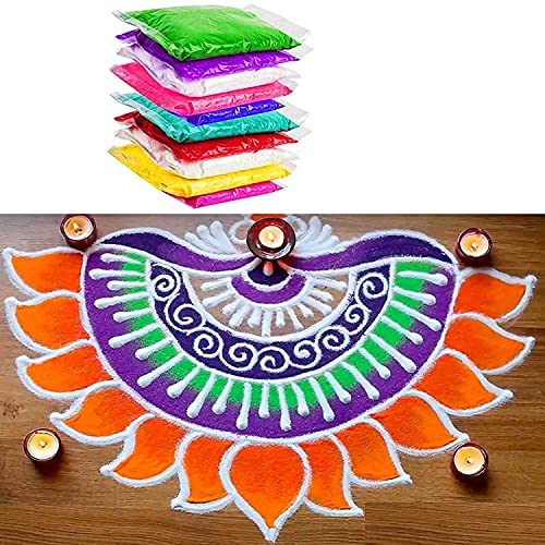  Craftsman Glitter Rangoli Colors. Real Rangoli Colours Kit ( No  Gulal).Festival/Festive Vibrant Colours For Diwali, Rangoli  Decoration.Diwali Gift.(10 Shades). 65 Gm Color Per Pouch Indian Gift Items