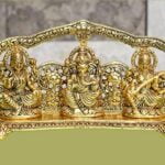 Exclusive Global Religious Laxmi Ganesh Saraswati Decorative Statue Home Diwali Puja Gifts