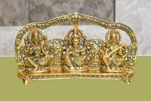 Exclusive Global Religious Laxmi Ganesh Saraswati Decorative Statue Home Diwali Puja Gifts