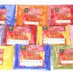 Holi Color Powder Pack of 10 (Red, Yellow, Green, Purple, Blue, Pink, Orange, 1 g)