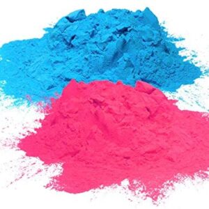 Blue and Pink Coloured Powder for Gender Reveal and Car Burnout (1KG each)