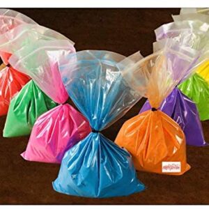EkPuja 8 Colours of Holi Colour Run Throwing Paint Powder in 1 kg Bags