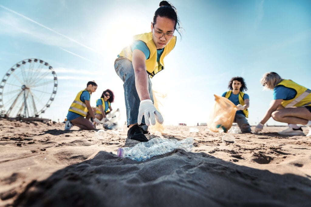 beach cleaning