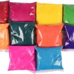 Blessfull Healing Holi Colours Organic Herbal Gulal Powder Assorted Colors Celebration Gift In Holi 75 Gram Pack Of 25